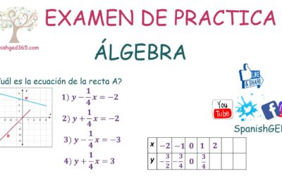 Examen de practica -ÁLGEBRA